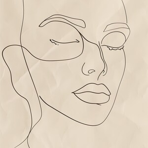 Digital art print line art - 8x12in