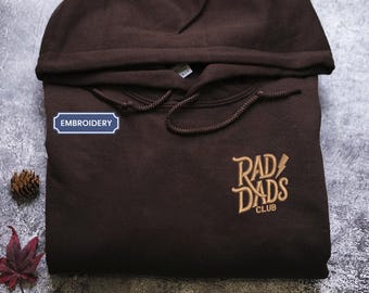 Rad Dad Club Embroidered Shirt  Fathers Day Gift  Christmas Gift for Him