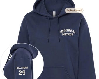 Montreal Metros Embroidered Shirt, at the cottage Sweatshirt, Heated Romance Hockey Rivalry Hollander, Unisex