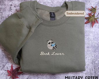Book Lover Racoon Comfort Colors® shirt, Silly Meme Librarian Teacher gift, Bookish racoon