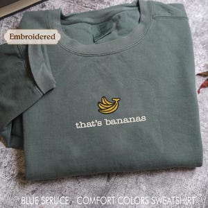 That's Bananas Comfort Colors Shirt, Funny Banana Shirt, Fruit Shirt, Funny Banana, Vintage Aesthetic, Retro Graphic Tee, Bananas Tee Shirt