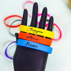 Bulk Custom Rubber Bracelets, Personalized Silicone Wristbands for Fundraisers, Pride Events, Support Causes & Awareness