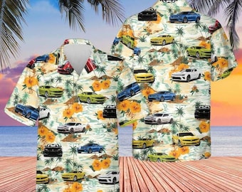 Chevrolet Camaro Hawaiian Shirt, Muscle Car Summer Style
