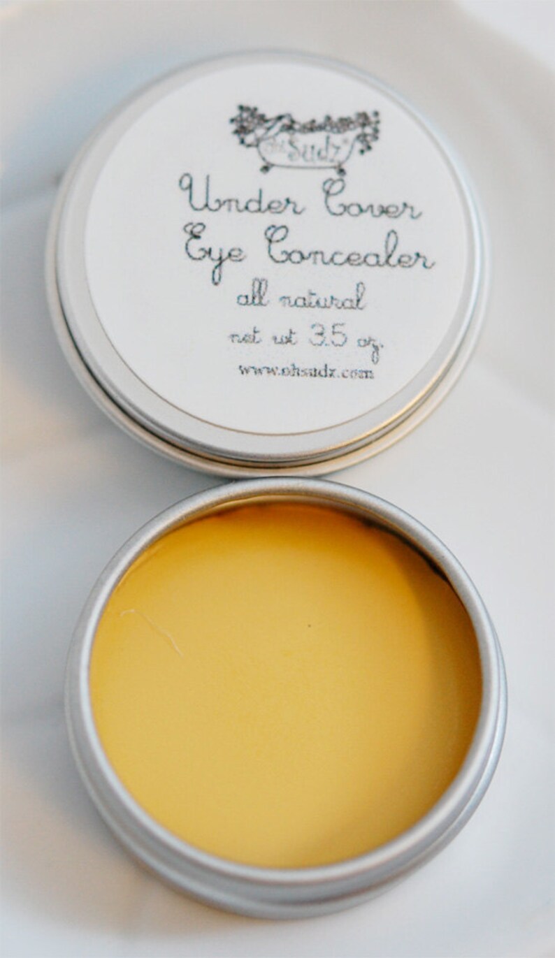 Under Eye Dark Circle Concealer All Natural Yellow Based Etsy