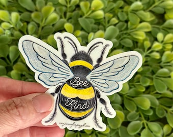 Bee Kind - Sticker - By Jennifer Pugh