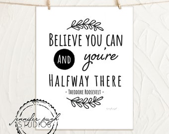 Believe you can - Art Print - By Jennifer Pugh