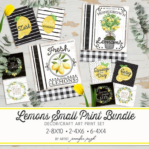 Sunflower Small Art Print Set by Jennifer Pugh Etsy