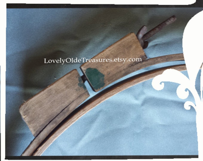 Antique Wood Quilt Hoop Gibbs Mfg Co 1940 Quilting Hoop Primitive Home