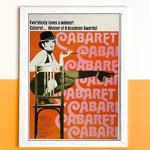 Cabaret Movie Poster: Vintage Film Art, Classic Cinema Canvas Print