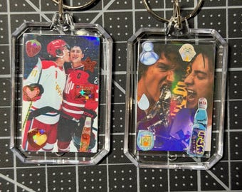 Heated Rivalry Deco Keychain