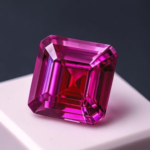 Top Quality Natural Pitambari Sapphire Pink&Purple Color Loose Stone 14Ct Radiant Cut Certified Pitambari Sapphire Faceted Natural Sapphire
