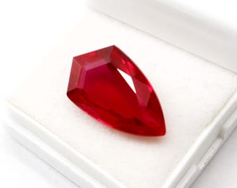 Natural Ruby High Quality Red Ruby Gemstone 8.75 Ct Excellent Shield Cut Unheated Untreated Loose AAA Stone Certified Ruby Ring Size Pendant