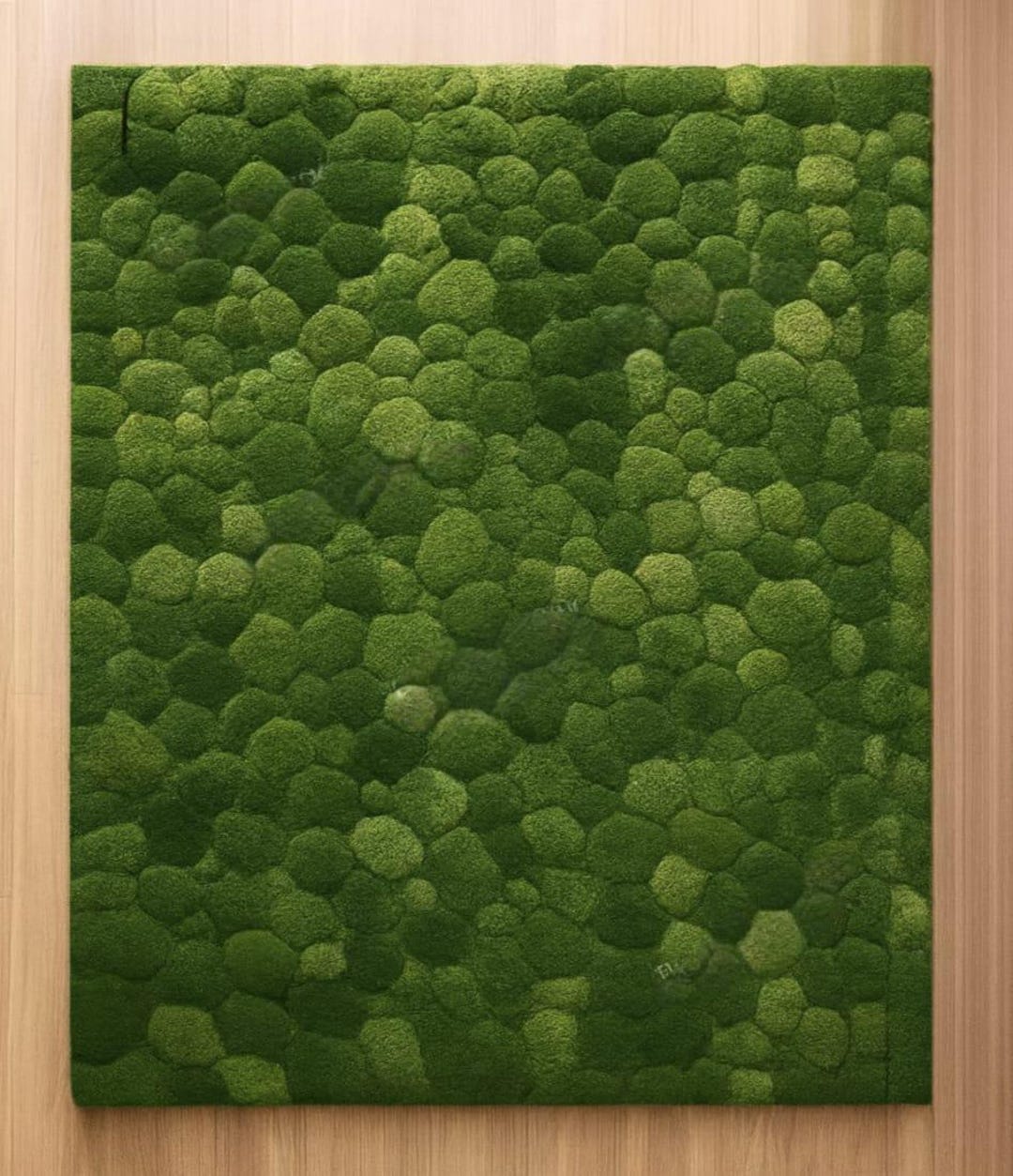 Handmade Green Moss Rug: Tufted Textured Carpet - Etsy