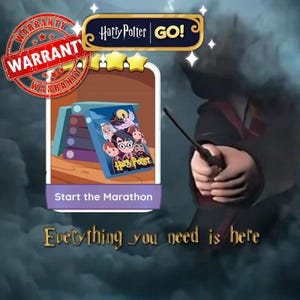 Zestaw naklejek Start The Marathon Go 18 4 gwiazdki – album Harry'ego Pottera (dostawa cyfrowa) Natychmiastowa wysyłka