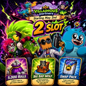 2 slot event partners Villainous Monopoly Go Fast Process 80k point