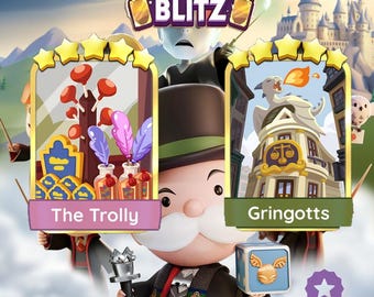 Stickers Monopoly Go Golden Blitz meliz Vendeur vedette de confiance