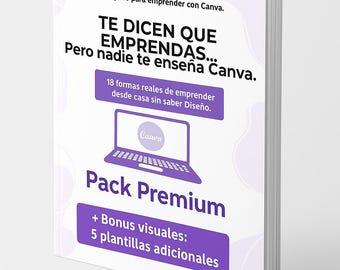 Guia Digital: 18 Vorlagen des Emprender Desde Haus + 5 Pflanzlich Bearbeitbares en Canva