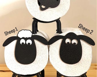 Sheep Toilet Roll Holder: 3D Printed Farmhouse Bathroom Decor