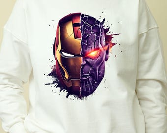 Action Superhero with Super Villain tshirt design | Comic Book CharactersHero TShirt PNG Design | Digital Download Sublimation Design