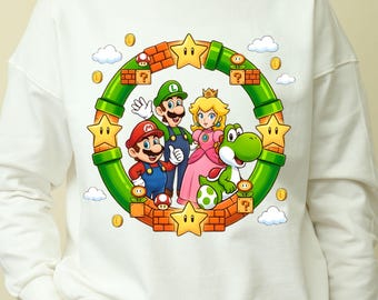 Gaming Characters Digital design | Video Game TShirt PNG Design | Digital Download Sublimation Design