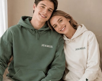 Sweat à capuche personnalisé avec chiffres romains | Broderie personnalisée pour cadeaux d'anniversaire