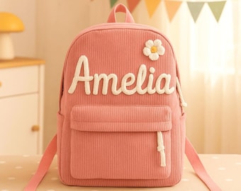 Personalized Kids Backpack | Custom Embroidered Name, Toddler Preschool Bag