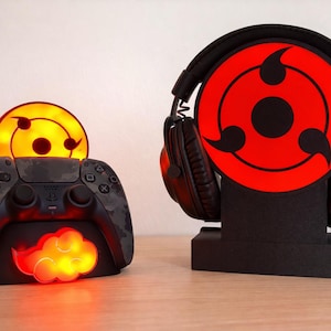 Stativ för headset och PS5-kontroll - Speluppsättning - Animerad