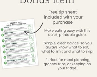 things to avoid on tirzepatide Tirzepatide Food List Printable, Mounjaro Zepbound Meal Planning, Eat Limit  Avoid Chart, Tirzepatide Diet Guide, Beginner Nutrition PDF