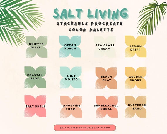 Beach Color Palette Names