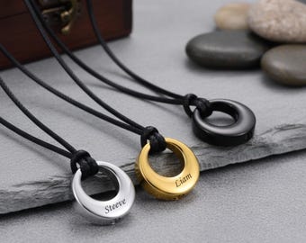 Cremazione Collana proiettile, PAPÀ Memoria URN Collana, Collana Urna Proiettile per Lui, Personalizzato Incisa Cremazione Memorial Gioielli per Ceneri - Italia