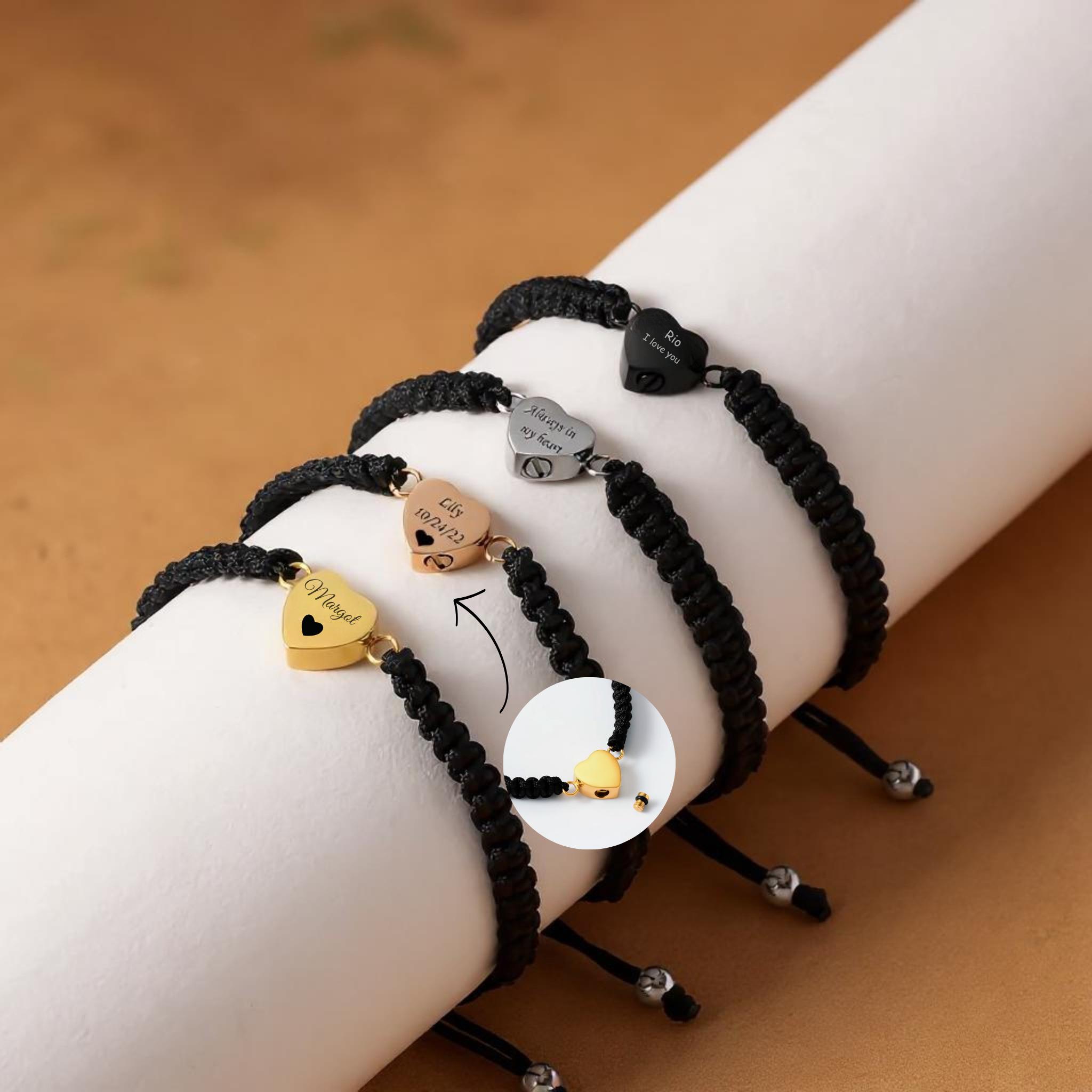 Asarmband Hart open met Swarovski zirkonia's, zilver - Memorie Sieraden
