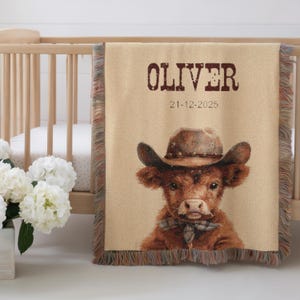 Cowboy Baby Decke, Baby Decke, Baby Decke, Baby Decke, Baby-Decke, Baby-Dusche-Geschenk, Western-Kinderzimmer-Decke, Kleinkind-Geschenk