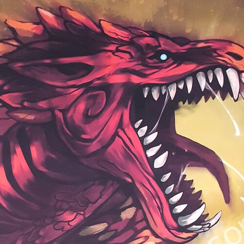 Odogaron Monster Hunter World Wall Scroll Art Print Etsy