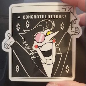Spamton Vinyl Sticker