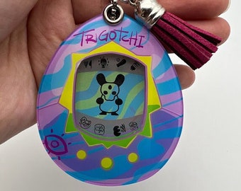 Virtual Pet Photo Frame Keychain