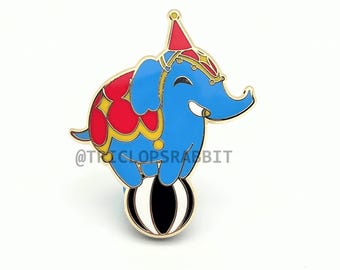Cute Circus Elephant Enamel Pin