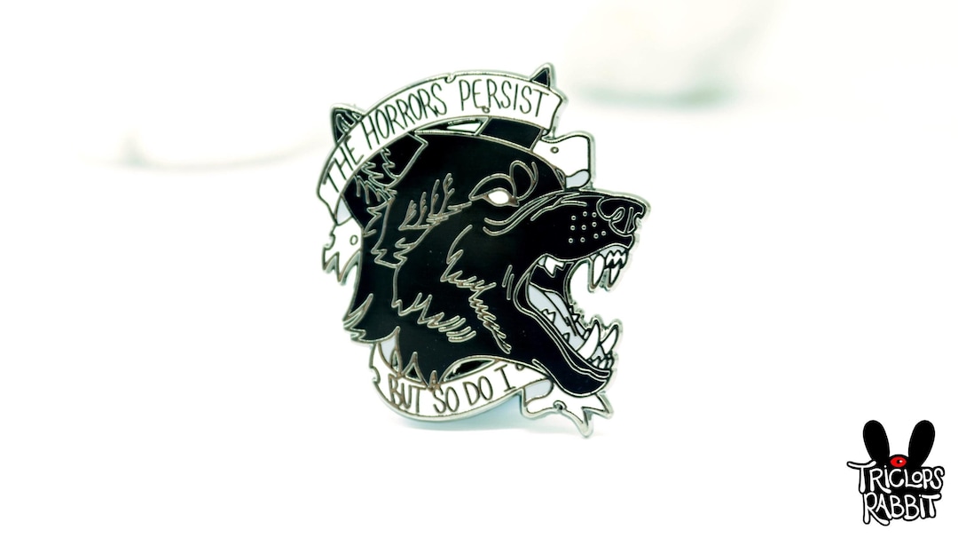 Black Wolf "The Horrors Persist" Pin
