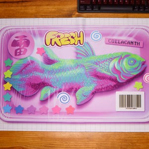 Coelacanth Fish Desk Mat