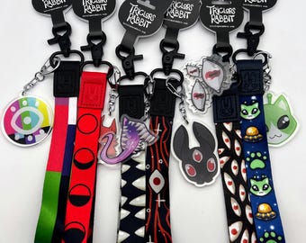 Neck and Wrist Lanyards with Keychain