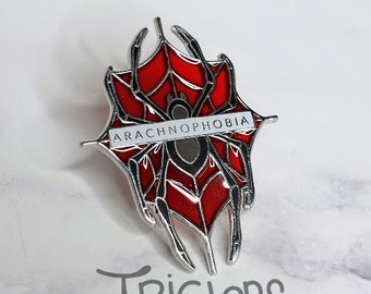 Arachnophobia Spider Enamel Pin