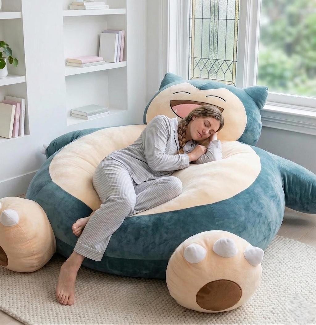 Snorlax beanbag - Etsy 日本