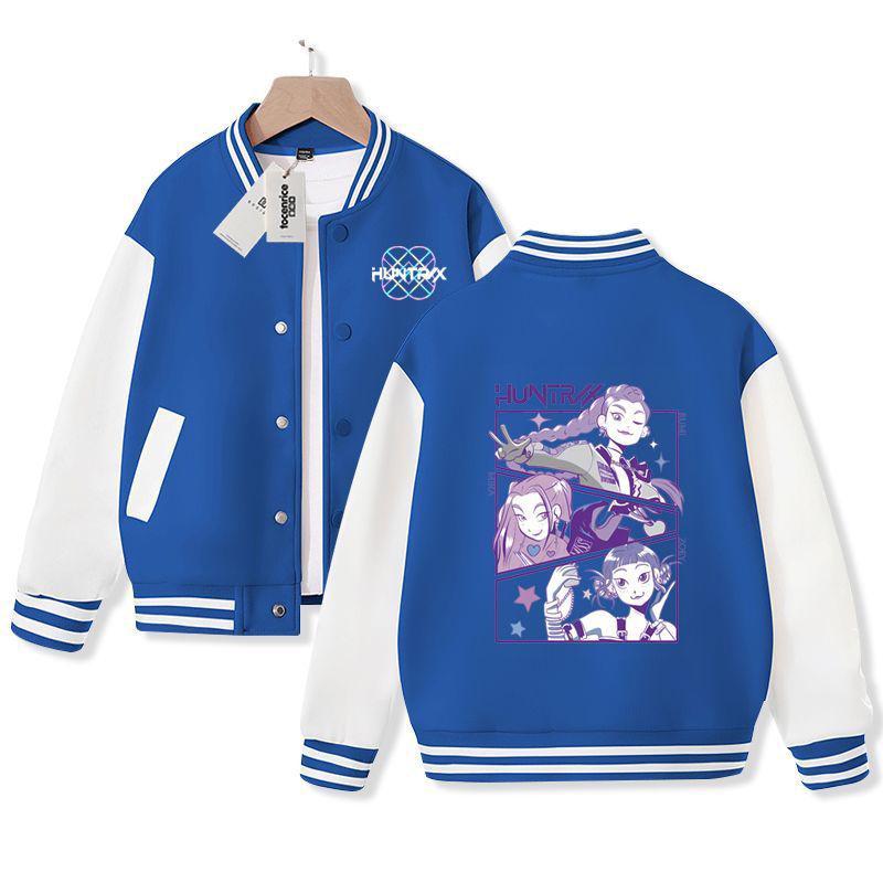 Générique Veste Huntrix Kpop Fille Garçon – Blouson Varsity
