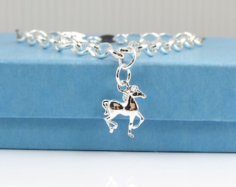 Horse Bracelet,  Pony Bracelet, Sterling Silver Horse Bracelet, Pet Bracelet, Horse Jewellery, Gift for Friend Daughter Girl