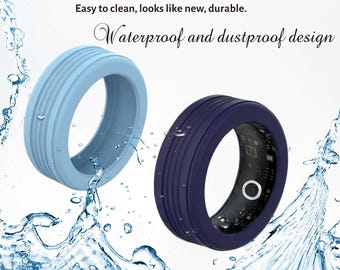 Oura Ring Cover Silicone Protective Case, Waterproof Ring Protector for Gym Fitness, Shockproof Oura Ring Sleeve, Oura Ring 3 4 protector