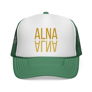 ALNA Maine Town Hats Foam Snap Back Trucker Hat Cap