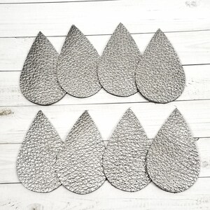 cutouts supplier pre cut drops Leather Teardrop DIY Earring Colored Teardrop Leather Earring Shape genuine Earring Supplies