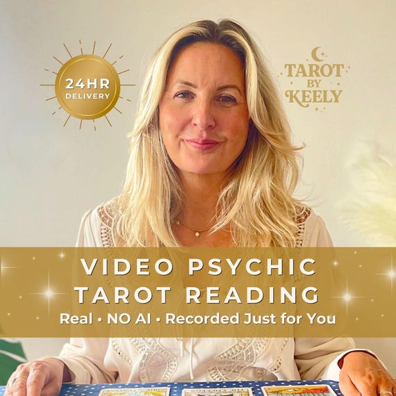 Video Tarot Reading | Personal Psychic Reading | General or Focused Guidance | Recorded Video | 15–20 Minutes | 24hr Delivery