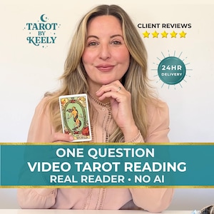 Video Tarot Reading | One Question Reading | Online Tarot Reading | Psychic Reading | Custom Personal Tarot | 24 Hour Delivery