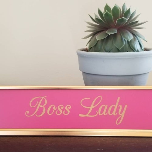 Boss Lady Pencils Set Like a Boss School Supplies Engraved Etsy