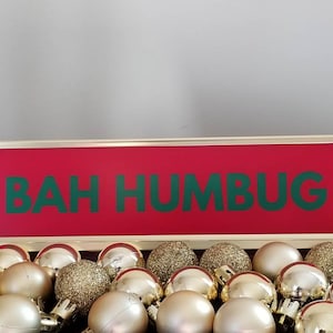 Bah Humbug desk decor